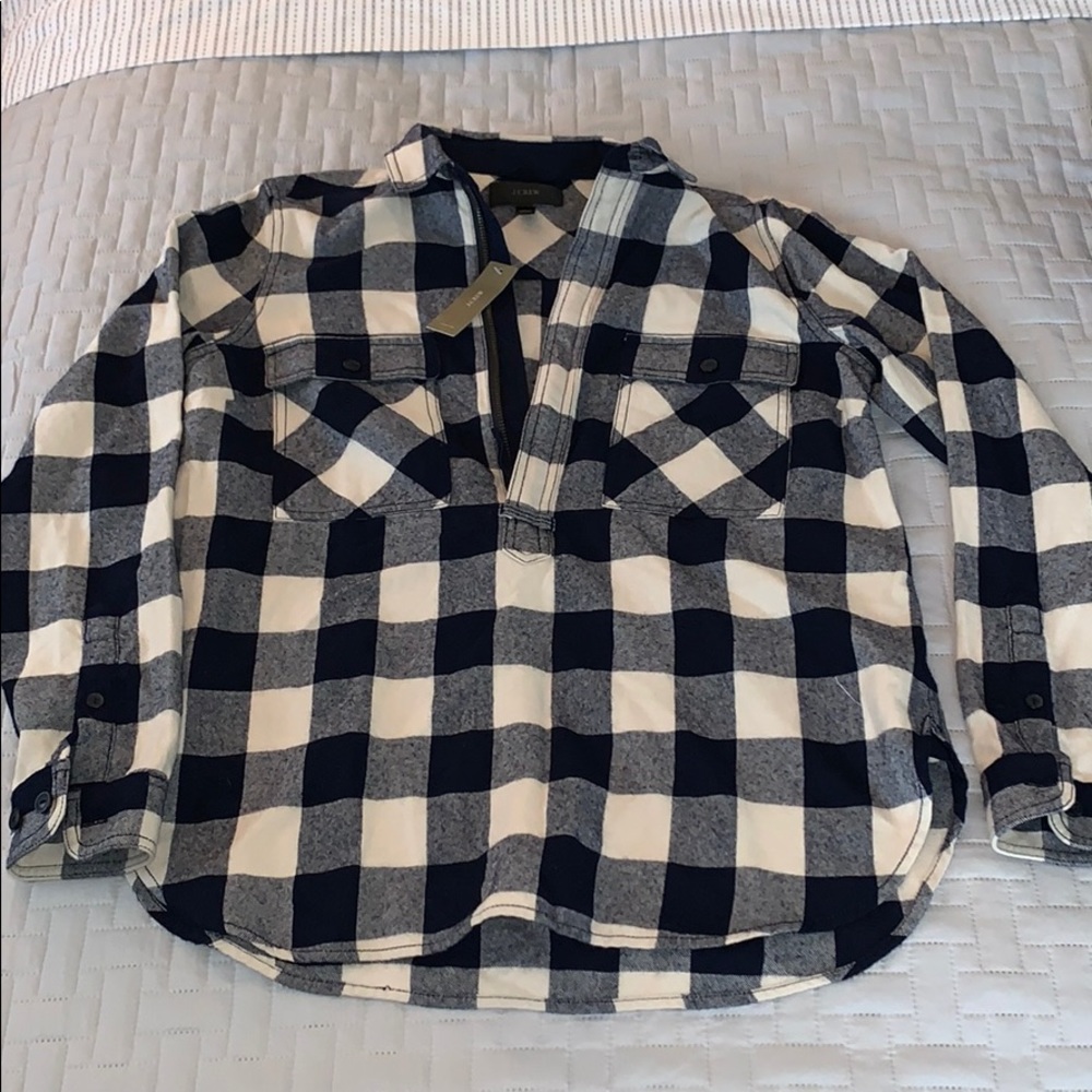 J. Crew Buffalo check shirt-jacket